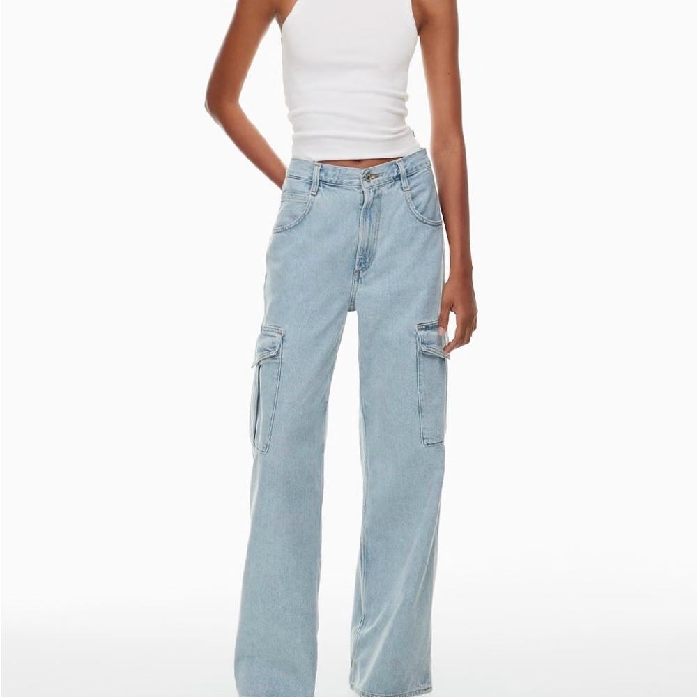 Agolde Light Blue Flare & Wide Leg Jeans